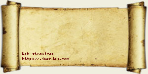 Nina Roglić vizit kartica